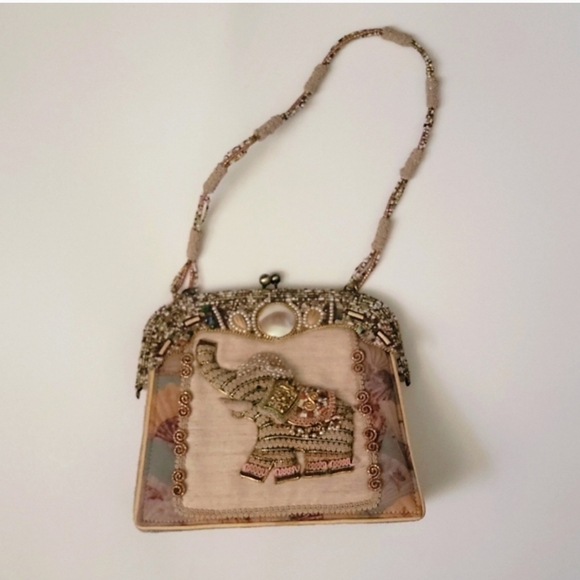 Mary Frances Vintage Beaded Elephant Purse - Picture 3 of 11